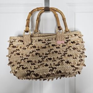 Bahamian Hand Woven Handbag with Liner